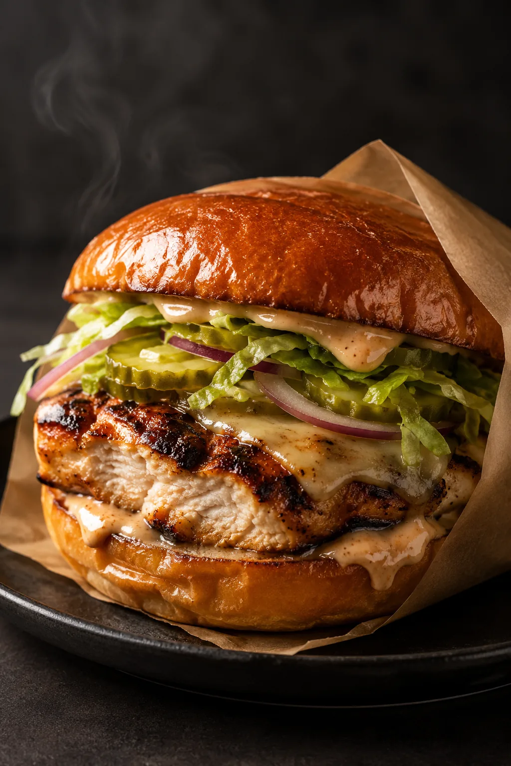 Pollo Chingon, Pacheco's chicken smash item.